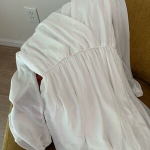 Lulu's White Maxi Dress